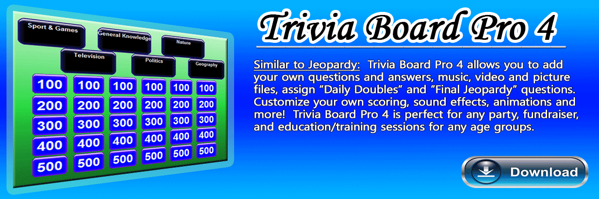 Jeopardy Game